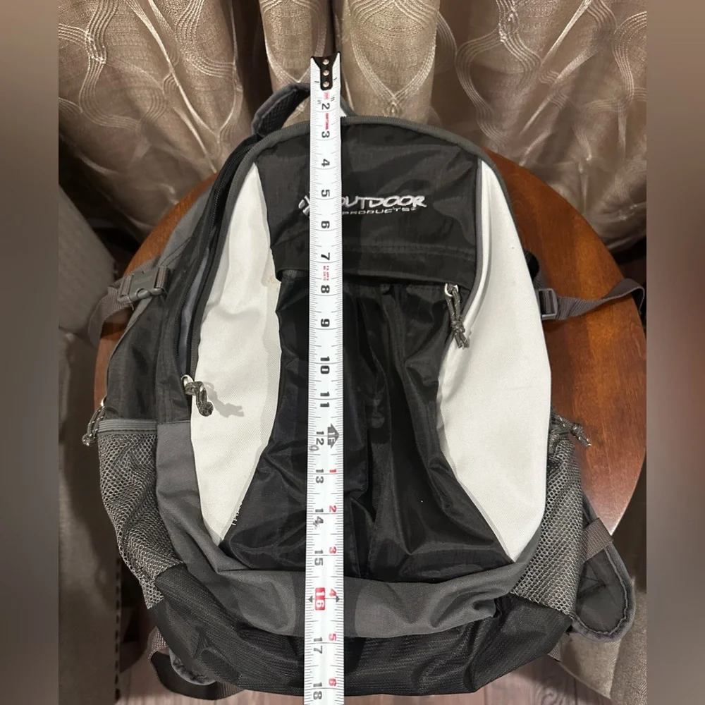 Outdoors Black and Gray Backpack